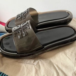 Tory Burch Bubble Jelly Logo Slide